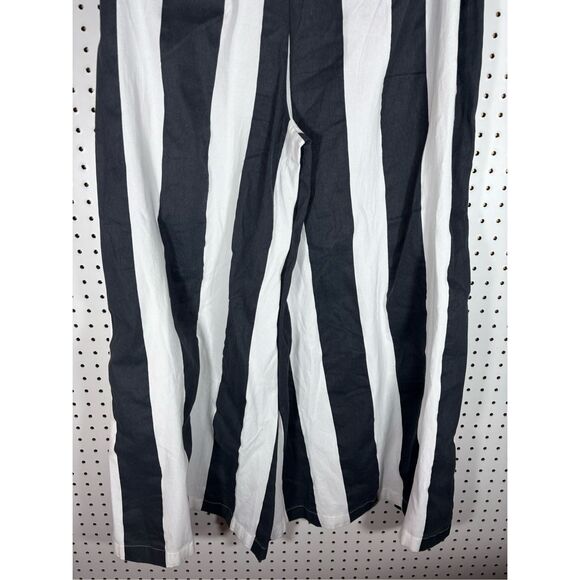 Free People extra wide split hem striped pants size L - Picture 6 of 15